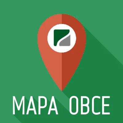 Mapa obce Moravany u Brna