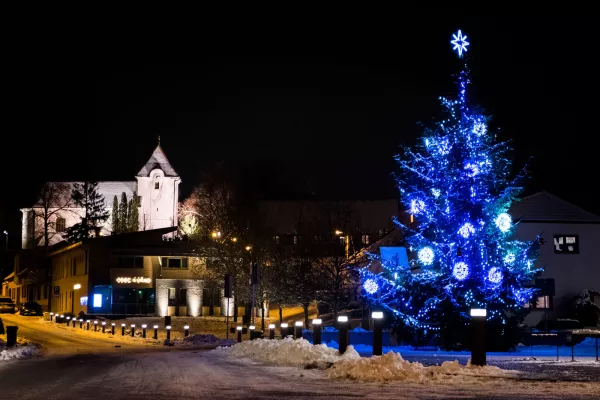 Rozsvícení Vánočního stromu v obci Moravany u Brna 2023